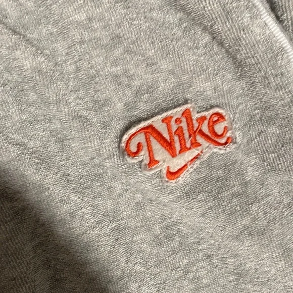 Y2K Vintage Nike Women Light Gray Zipper Jacket Jogger Set - Picture 8 of 10